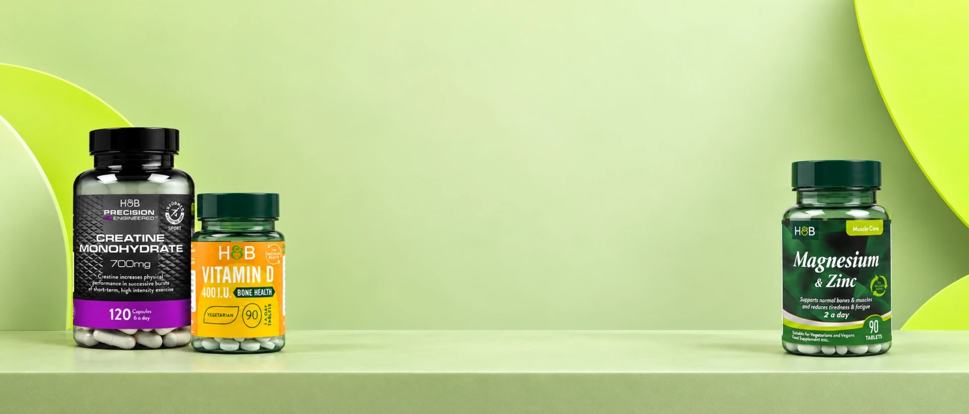 Vitaminas y suplementos deportivos H&B