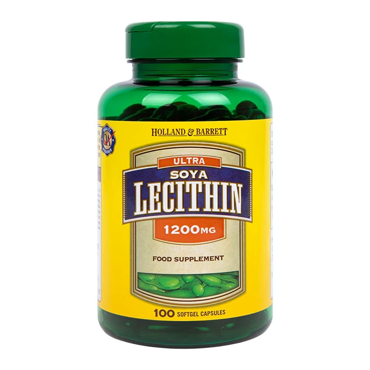 Holland & Barrett Ultra Soy Lecithin 1200mg - 100 Softgels