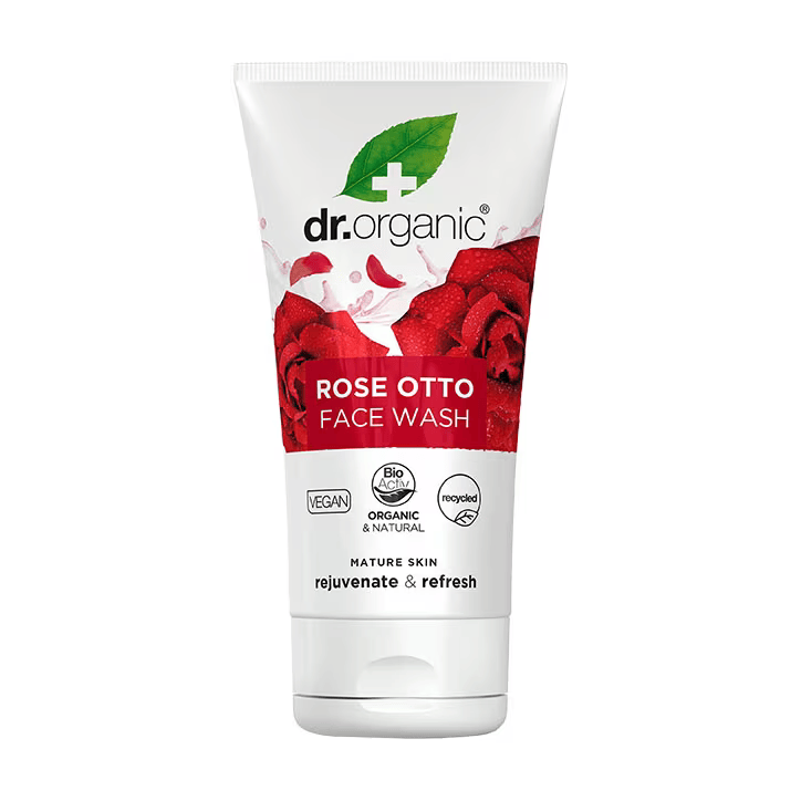 Dr organic LAVADO FACIAL DE ROSA OTTO