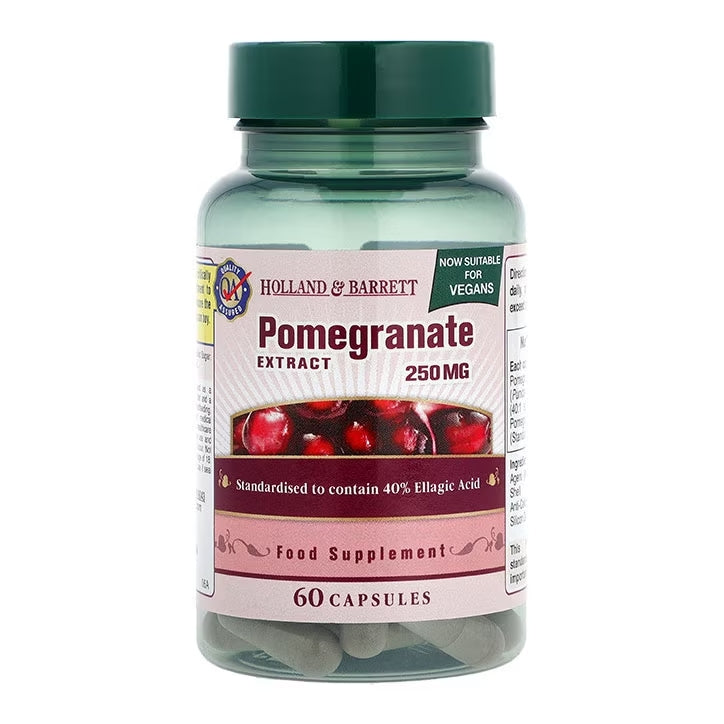 Holland & Barrett Pomegranate Extract 250mg - 60 Capsules