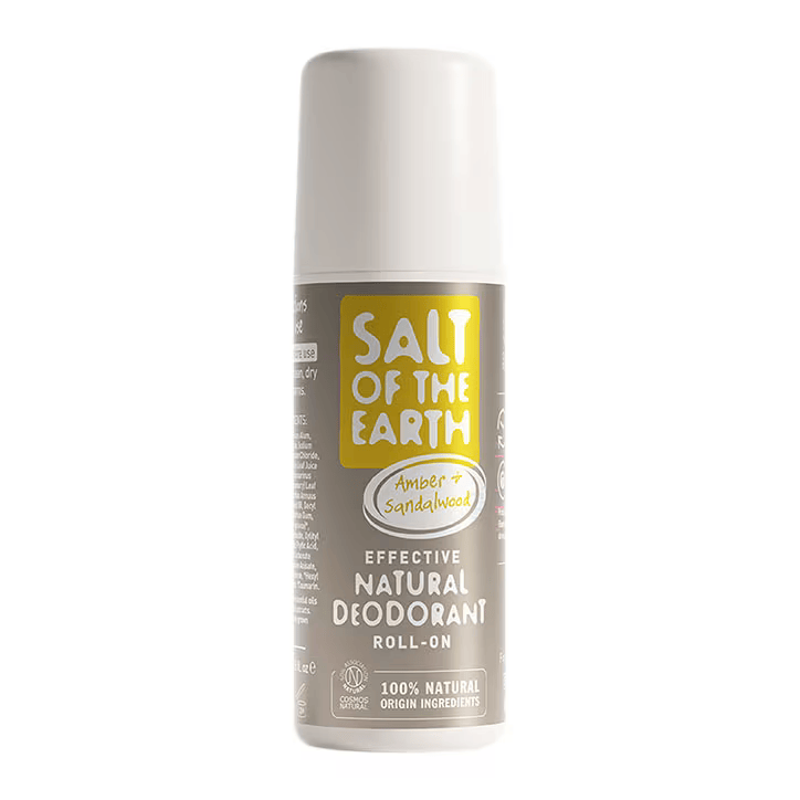 Salt of the Earth Amber and Sandalwood Deodorant Roll-On - 75ml