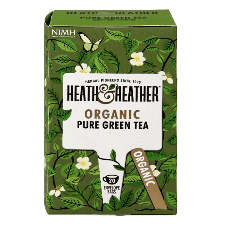 Heath & Heather Organic Green Tea - 20 Tea Bags