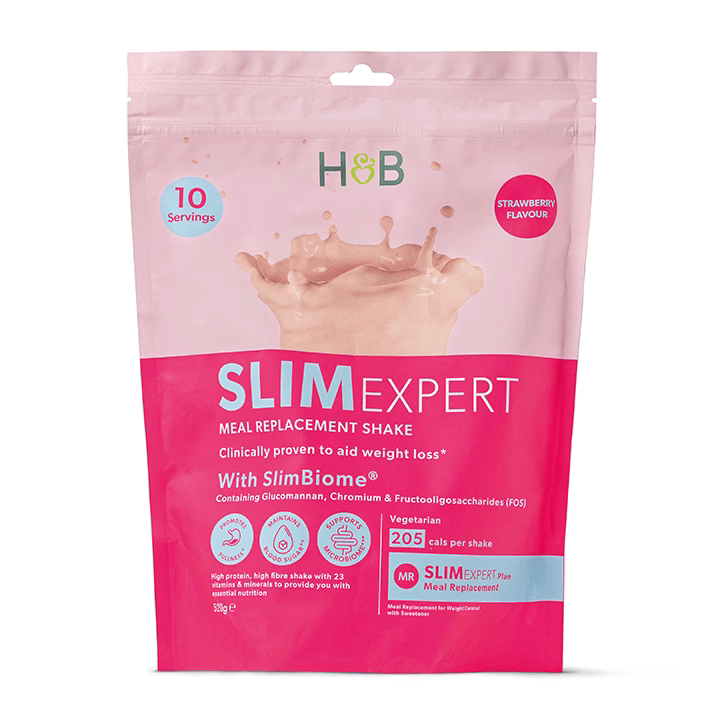 Holland & Barrett SlimExpert Batido Sustitutivo de Comida Sabor Fresa - 520g