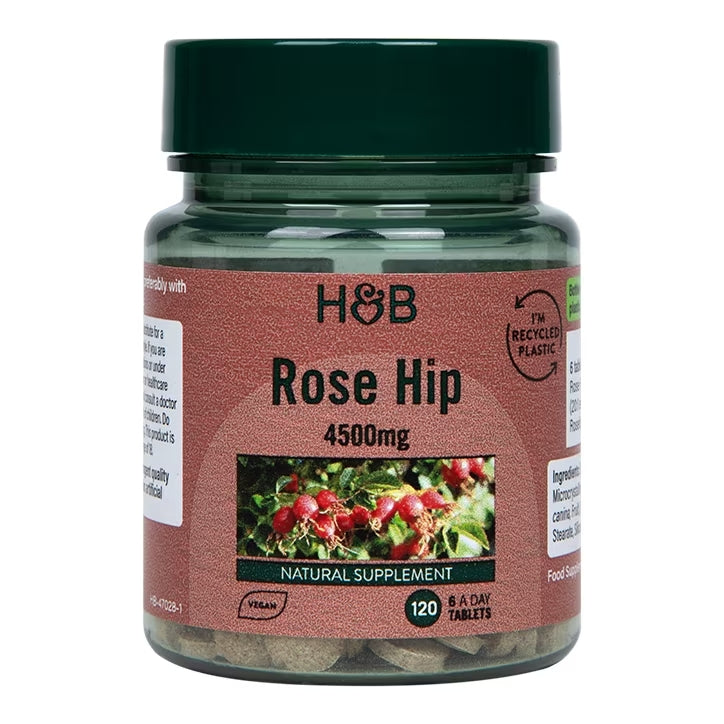 Holland &amp; Barrett Rosehip - 120 Tablets