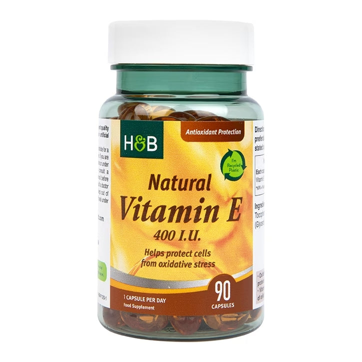 Holland & Barrett Natural Vitamin E 400 IU - 90 Capsules