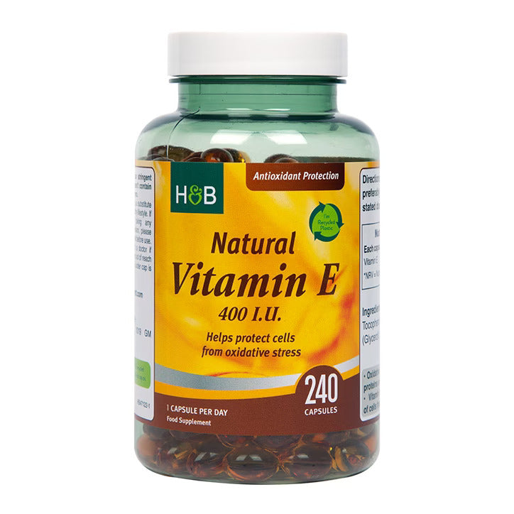 Holland & Barrett Natural Vitamin E 400 IU - 240 Capsules