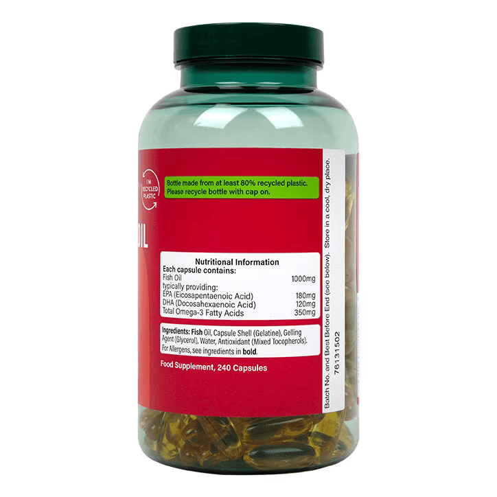 Omega 3 Aceite de Pescado 1000mg - 240 Cápsulas