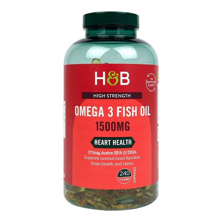 Omega 3 Fish Oil 1500mg - 240 Capsules