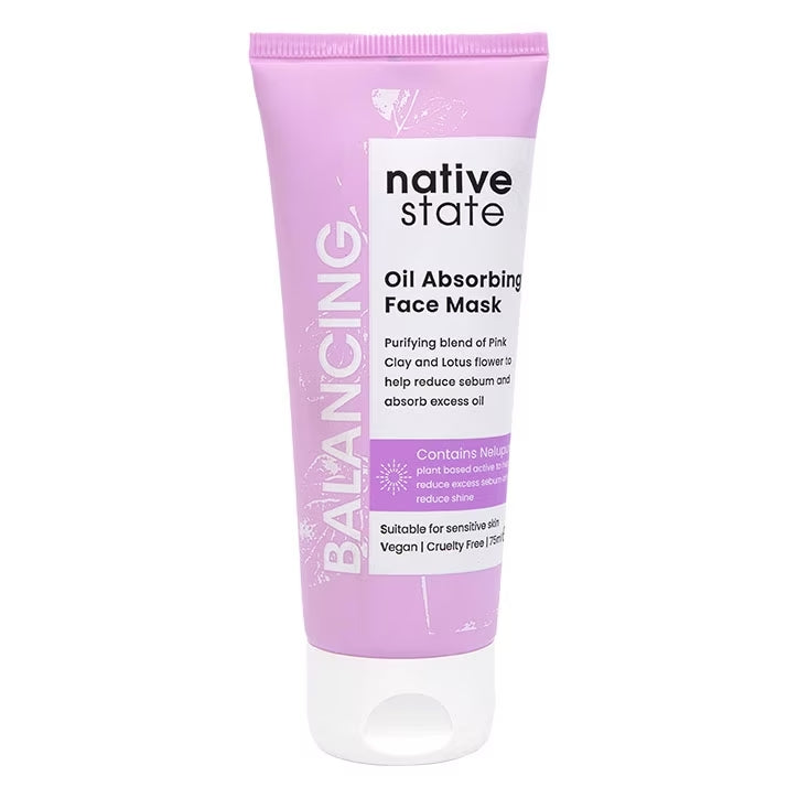 Native State Oil Absorbing Facial Mask - 75ml