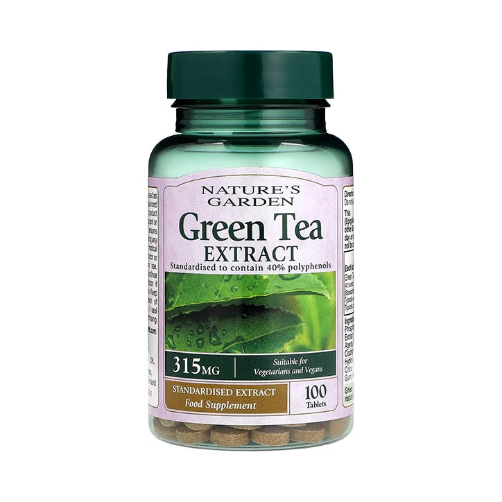 Nature's Garden Green Tea 315mg - 100 Tablets