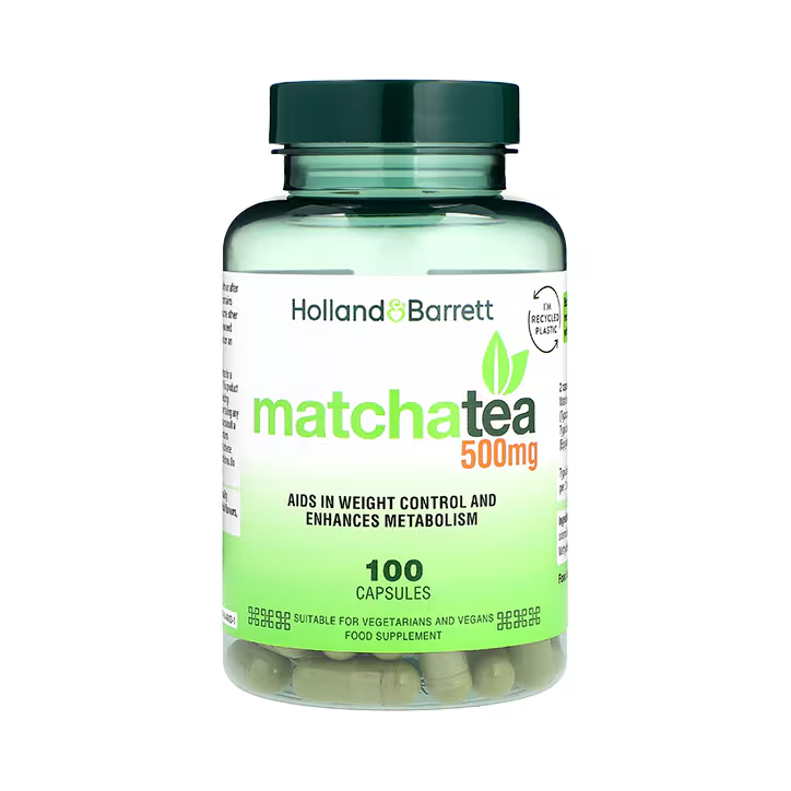 Holland & Barrett Té Matcha 500 mg - 100 Capsulas