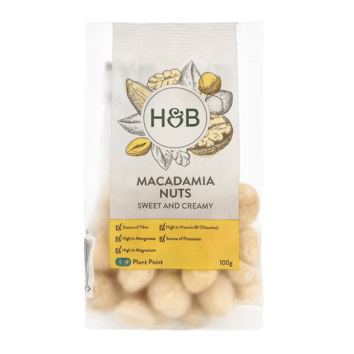 Holland & Barrett Nueces de Macadamia - 100g