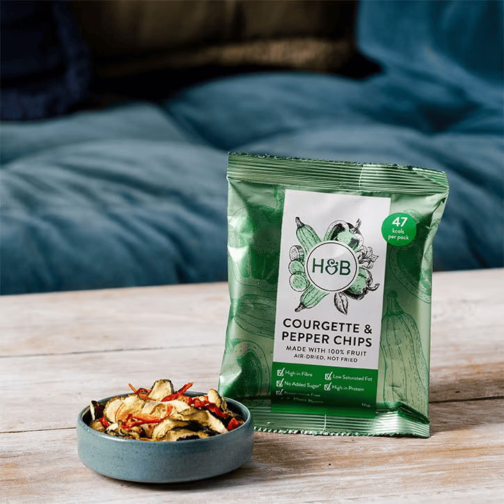 Holland &amp; Barrett Zucchini and Pepper Chips - 16g