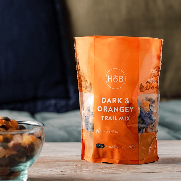 Holland &amp; Barrett Dark Orange Fruit Mix - 210g