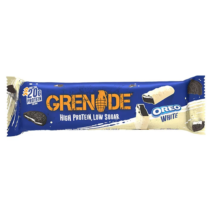 Grenade Barrita de Proteína Sabor Oreo Blanco - 60 g