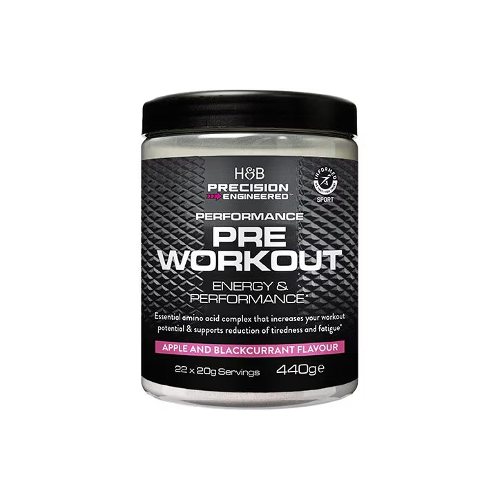 Precision Engineered Pre Workout Apple &amp; Blackcurrant Flavour - 440g