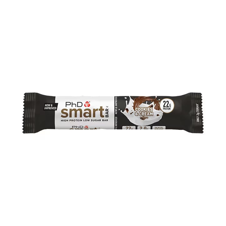 PhD Smart High Protein Cookies &amp; Cream Bar - 64g