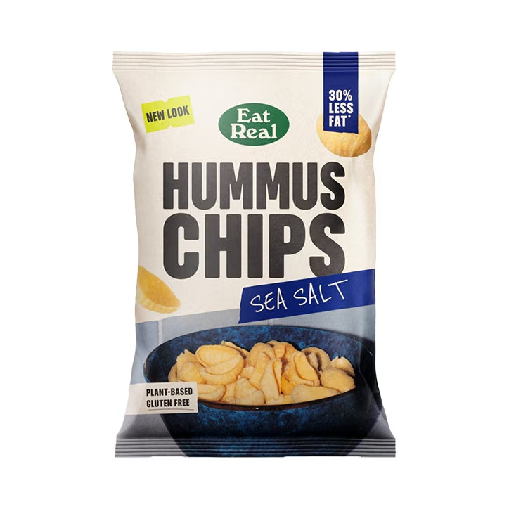 Eat Real Hummus Chips with Sea Salt - 110g