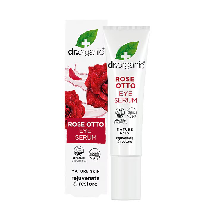 Dr Organic Serum de Ojos de Rosa de Otto - 15 ml