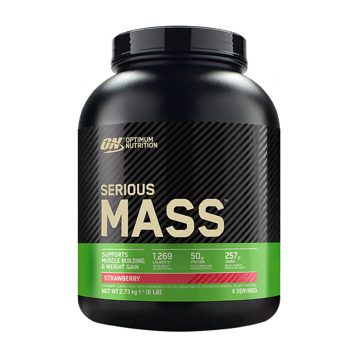 Optimum Nutrition Serious Mass Sabor Fresa - 2,73kg