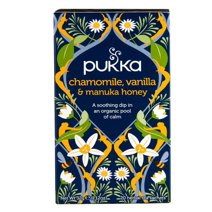 Pukka Chamomile, Vanilla and Manuka Honey Tea - 20 Bags