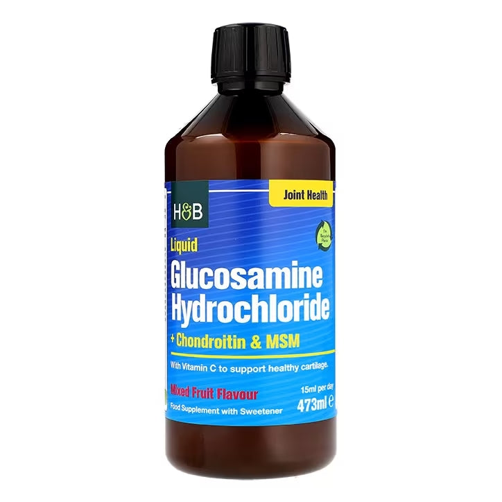 Holland &amp; Barrett Glucosamine Hydrochloride + Chondroitin and MSM - Liquid - 473ml