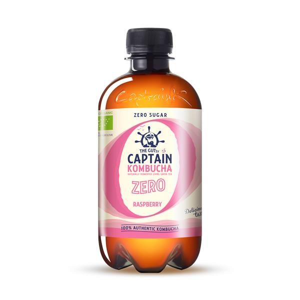 The GUTsy Captain Kombucha Zero Frambuesa - 400ml