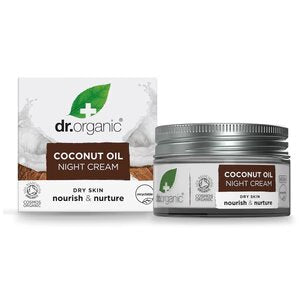 Dr Organic Crema de Noche de Aceite de Coco - 50ml