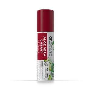 Dr Organic Bálsamo Labial de Aloe Vera y Cereza - 5ml