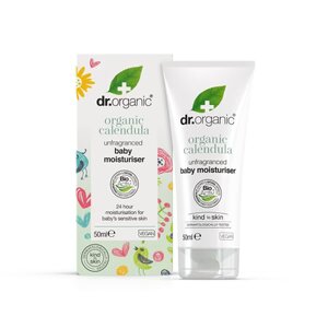 Dr Organic Crema Hidratante de Caléndula para Bebé - 50ml