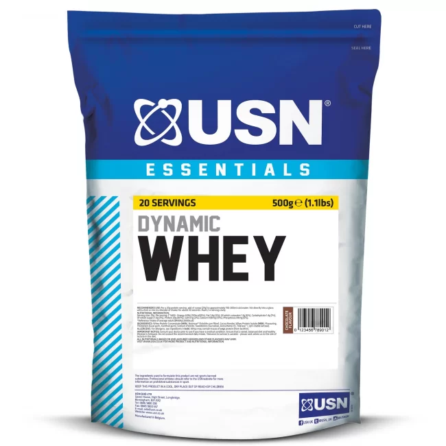 USN Essential Dynamic Whey Chocolate Flavor - 500g