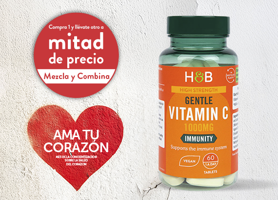 Vitamina C Suave Alta Potencia 1000mg - 60 Tabletas