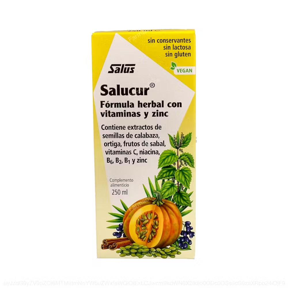 Salus Salucur Herbal Formula with Vitamins and Zinc - 250ml