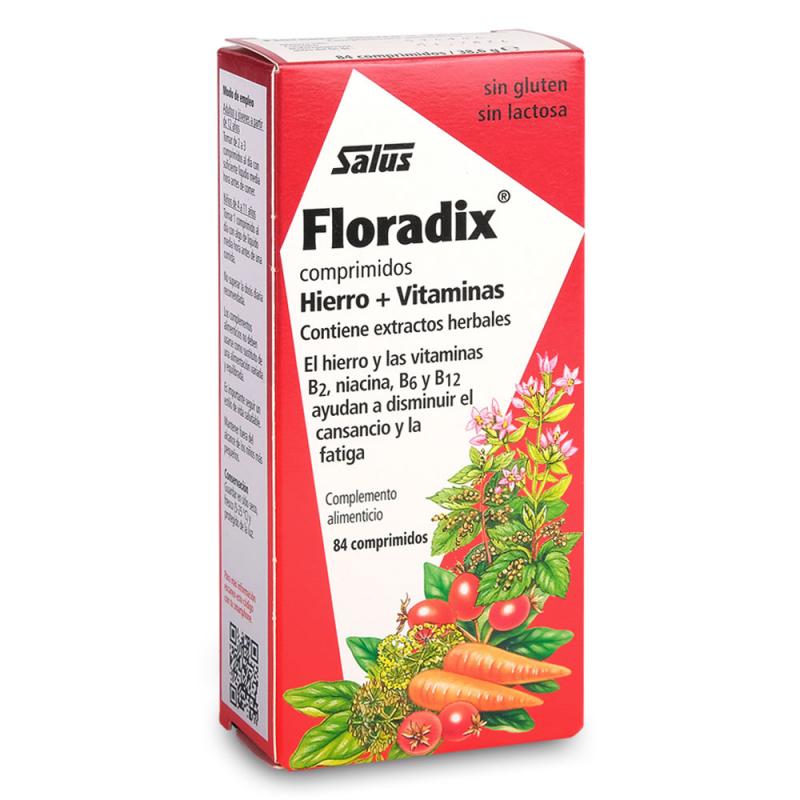 Salus Floradix Iron + Vitamins - 84 Tablets