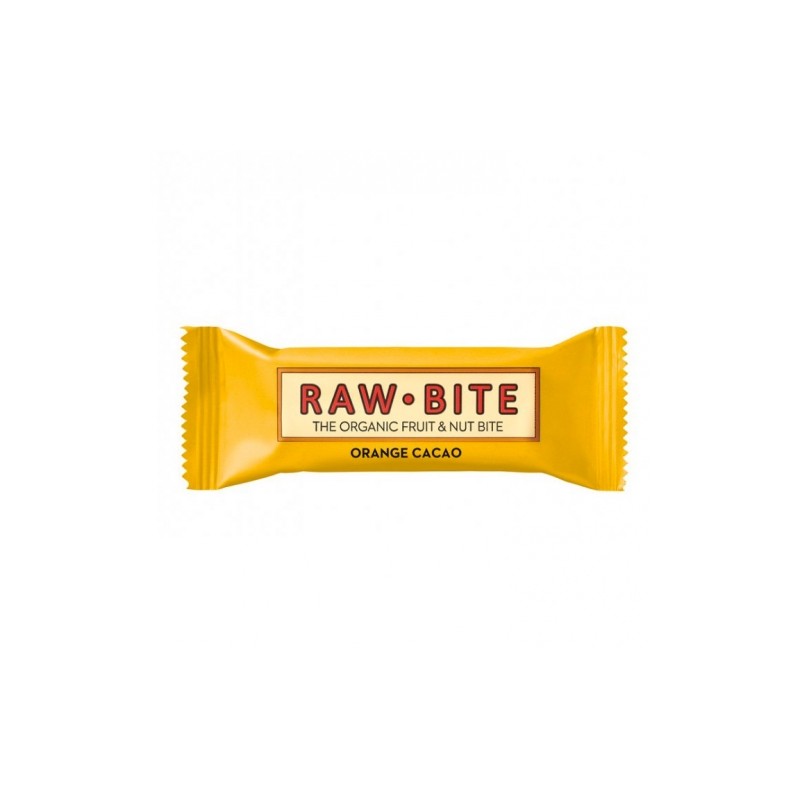 RAW BITE Organic Orange Bar with Cocoa - 50g