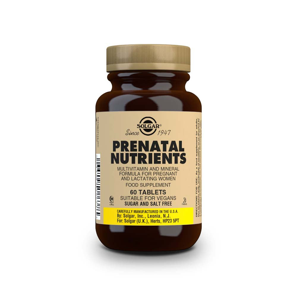 Solgar Nutrientes Prenatales - 60 Comprimidos