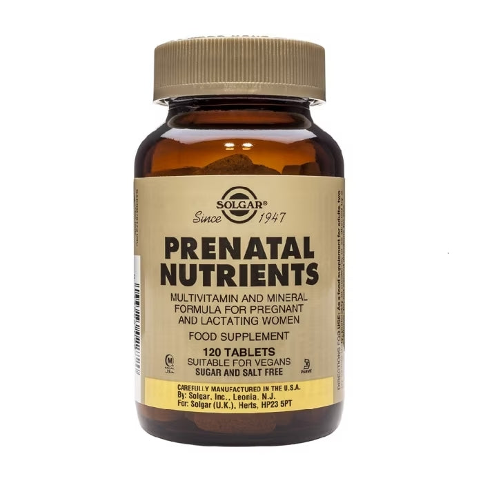 Solgar Prenatal Nutrients - 120 Tablets