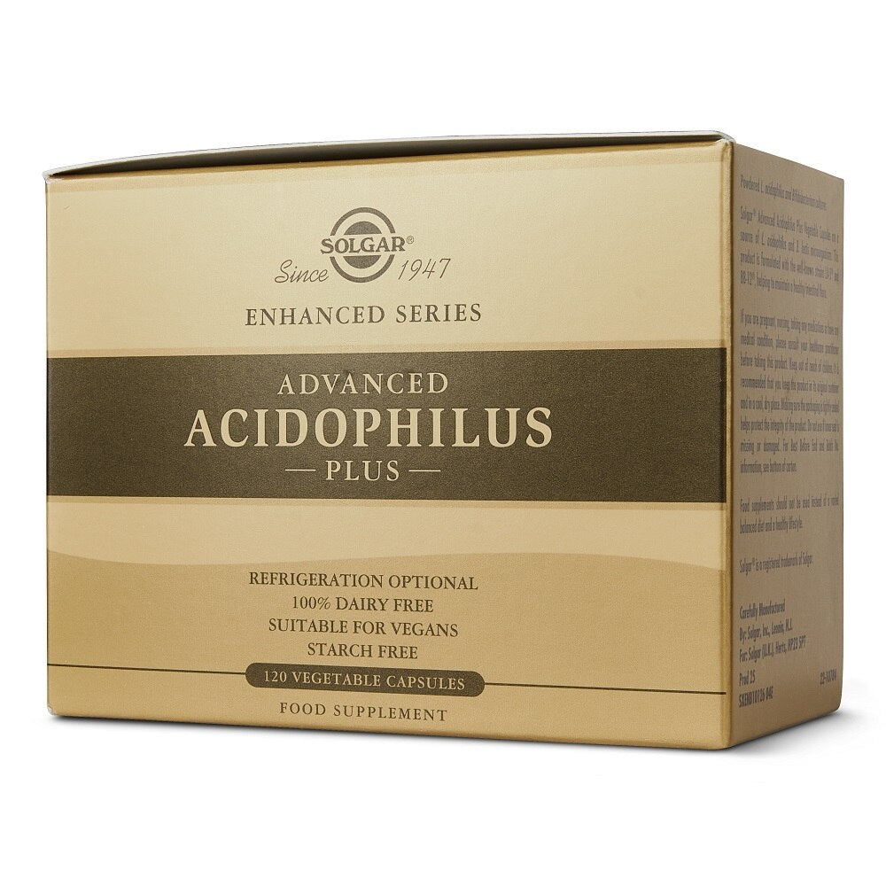 Solgar Acidophilus Avanzado Plus - 120 cápsulas vegetales