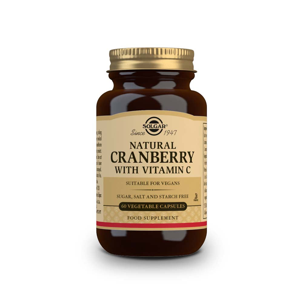 Solgar Cranberry with Vitamin C – 60 Vegetable Capsules