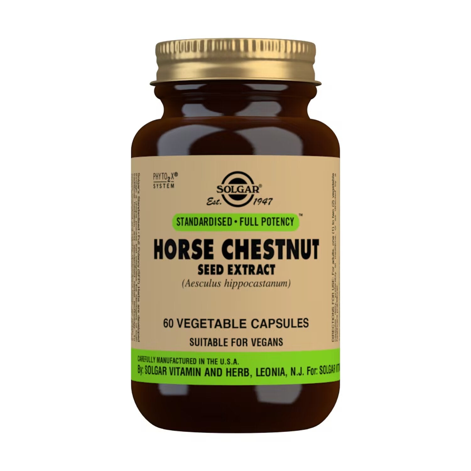 Solgar Horse Chestnut Seed Extract - 60 Vegetable Capsules