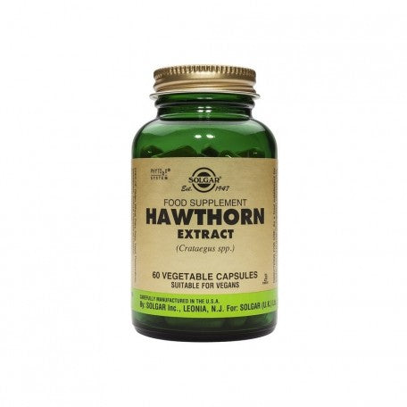 Solgar Hawthorn Extract - 60 Vegetable Capsules