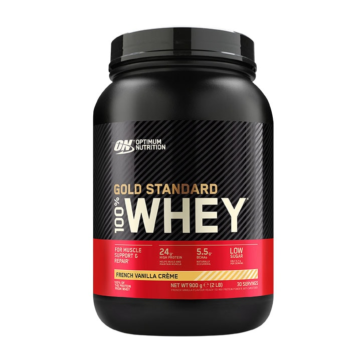 Optimum Nutrition Gold Standard 100% Whey Crema de Vainilla Francesa - 900g