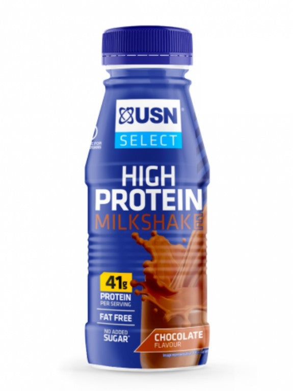 USN Select High Protein Shake Chocolate flavor - 500ml