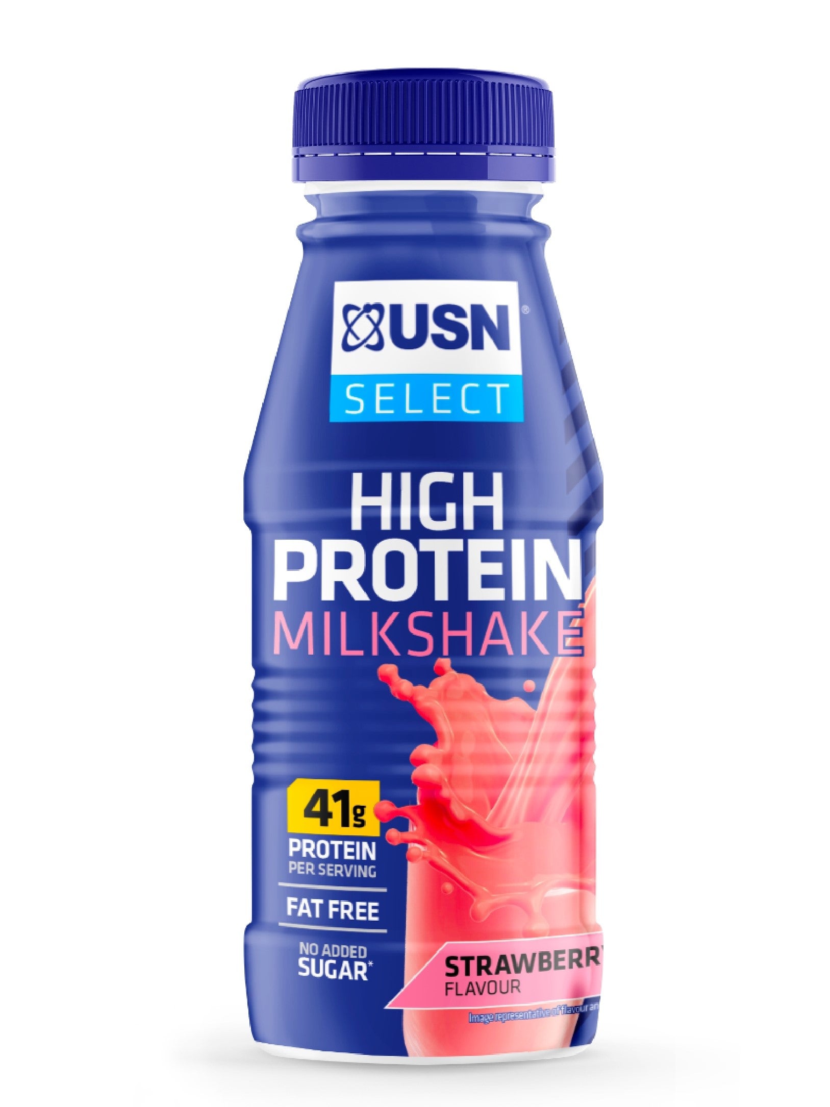 USN Select High Protein Shake Strawberry flavor - 500ml