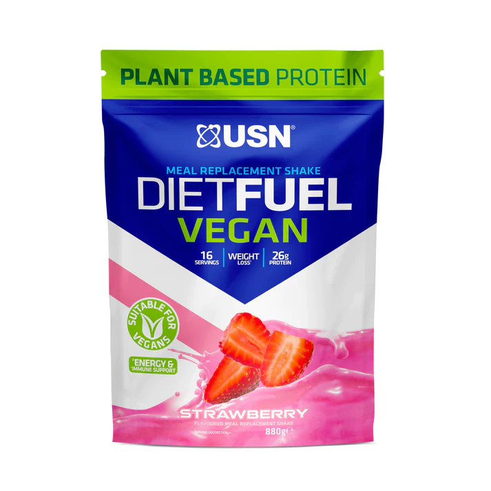 USN DIET FUEL Vegano Sabor Fresa - 880g