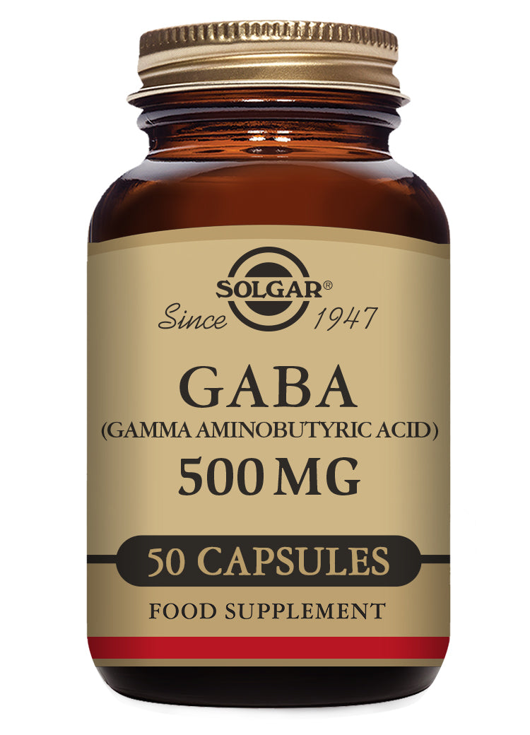 Solgar Gaba 500 mg - 50 Vegetable Capsules