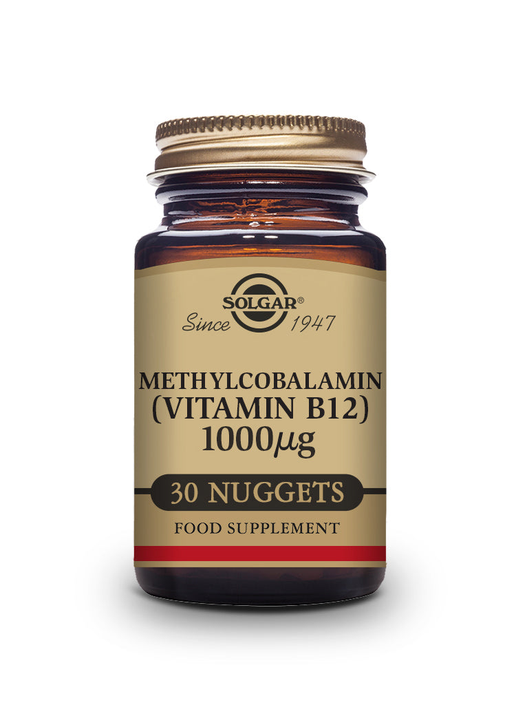 Solgar Vitamina B12 1000 μg (Metilcobalamina) - 30 Comprimidos masticables