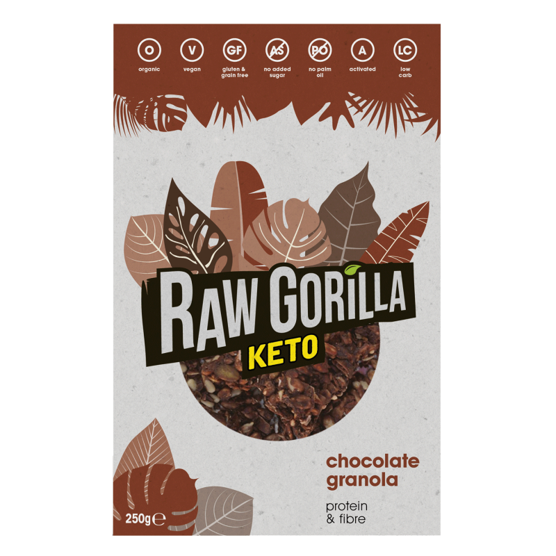 Raw Gorilla Keto Chocolate Granola - 250g