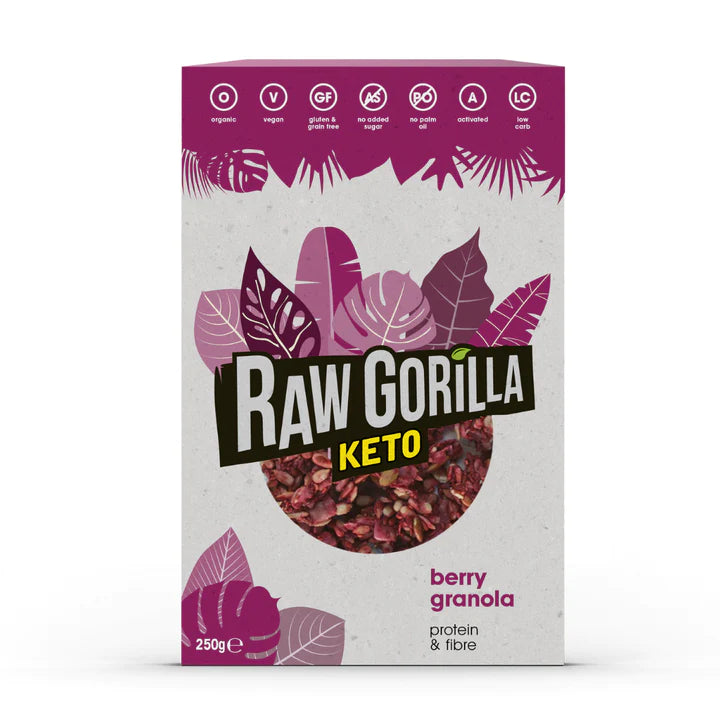 Raw Gorilla Keto Berry Granola - 250g