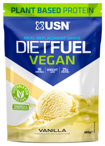 USN DIET FUEL Veganos Sabor Vainilla - 880g